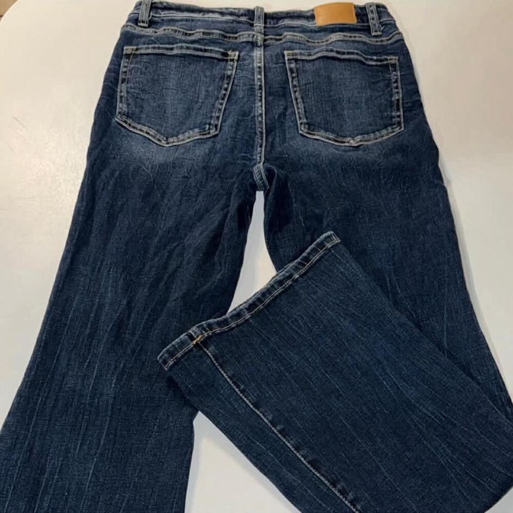 Bke Women's Blue and Navy Jeans - Picture 4 of 6
